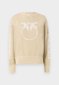 MINDELO CON BANDA LOGATA - Sweatshirt - beige/cemento