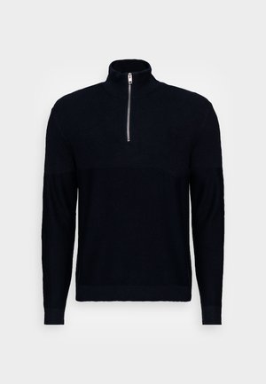 JPRBLADALLAS HALF ZIP - Stickad tröja - maritime blue