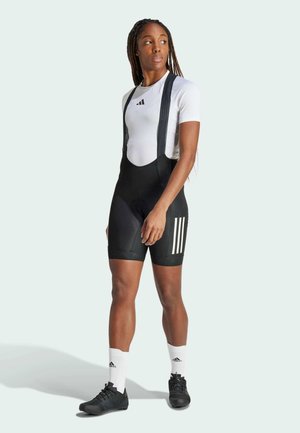 adidas Performance, ESSENTIALS 3-STRIPES PADDED CYCLING BIB - Shorts - black