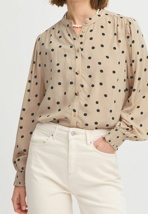 Skjortebluser - mottled beige