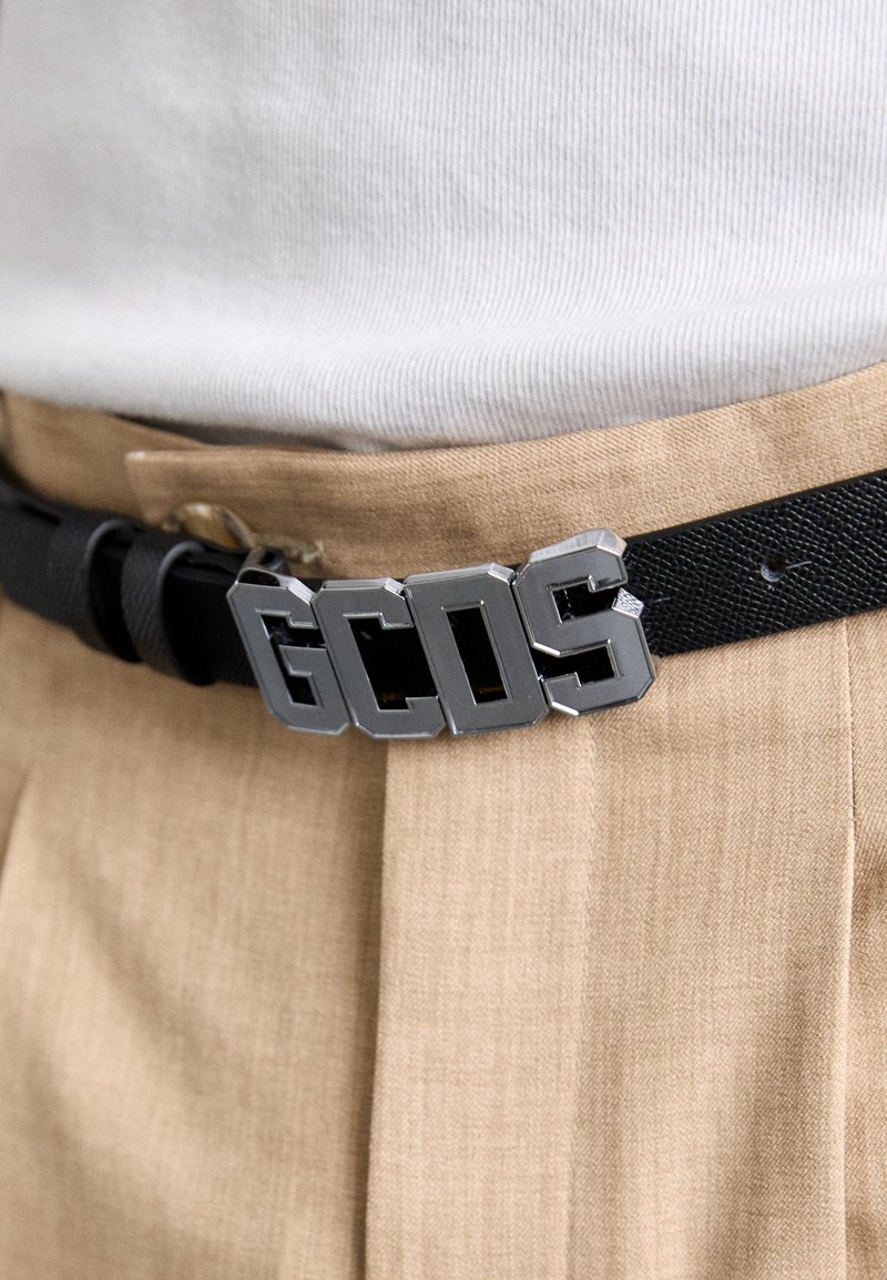 GCDS - CLASSIC LOGO BELT UNISEX - Ceinture - black, Agrandir