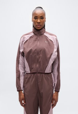 SWIFT - Veste de running - tattoo/light violet ore/burgundy crush