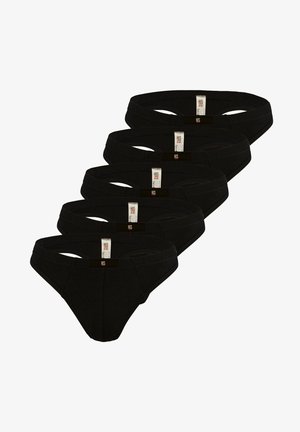 H.I.S 5 STÜCK BEQUEM - Stringid - schwarz