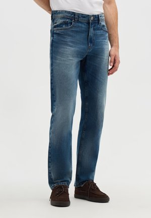 Terranova, PANTALONE JEANS LUNGO TINTA UNITA - Jeans a sigaretta - blu denim scuro