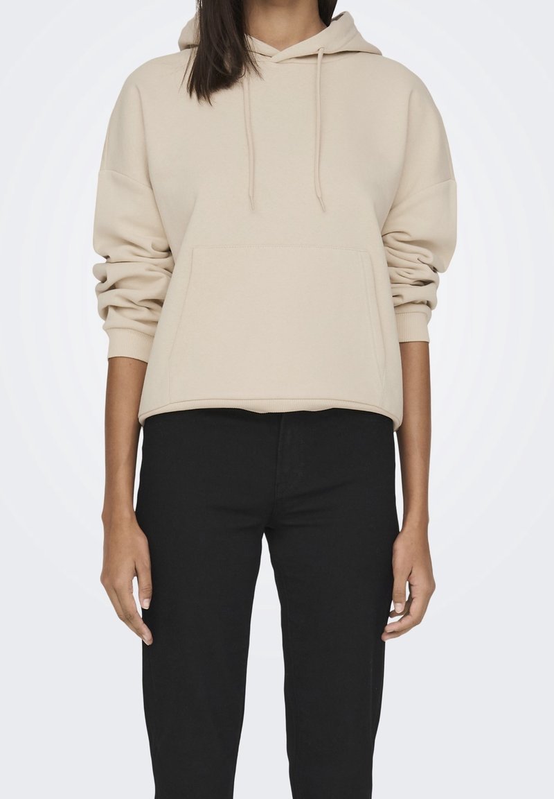 JDY Felpa con cappuccio - off-white