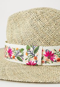 Maradji SOMBRERO FLEURS ORANGE - Hoed - natural