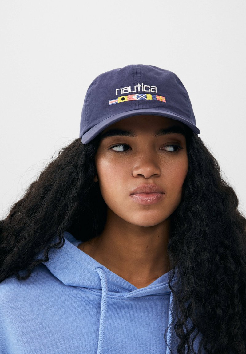 pull-bear-lippalakki-dark-blue-tummansininen-zalando-fi