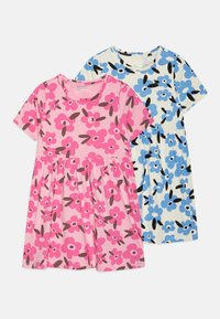 Friboo 2 PACK - Jersey dress - blue/pink