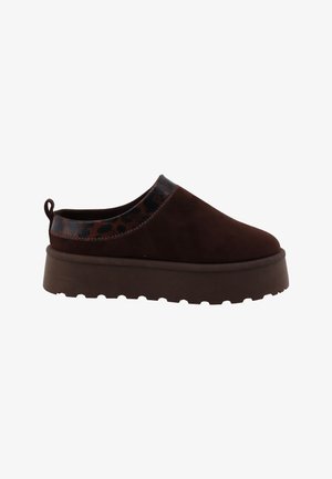 TOM TAILOR, STIEFEL - Scarpe senza lacci - mokka