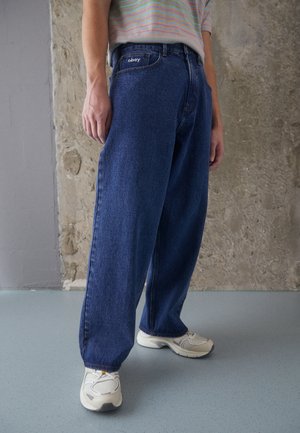 BIGWIG BAGGY - Plati džinsi - stone wash indigo