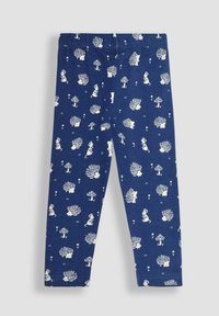 JoJo Maman Bébé APPLIQUÉ FRILL SET-REGULAR FIT - Leggingek - Nadrágok - pink hedgehog