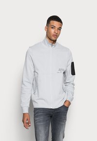 G-STAR TRACK - Camisola com fecho - heavy hodson micro chip