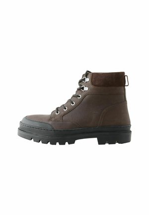 Schnürstiefelette - brown