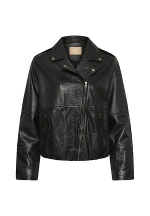 Culture, Veste en cuir - black