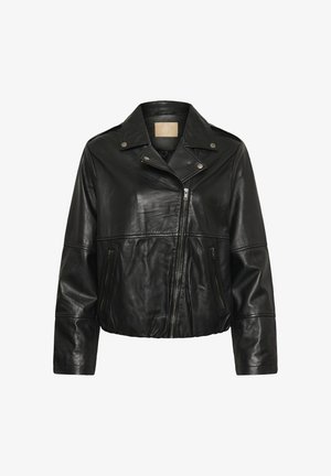 Culture, Veste en cuir - black