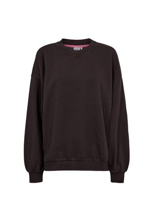 Nümph, NUBISSA OVERSIZE SWEAT - Pusa - black coffee