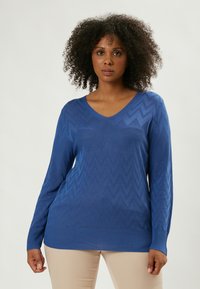ZIG ZAG  - Pullover - blue