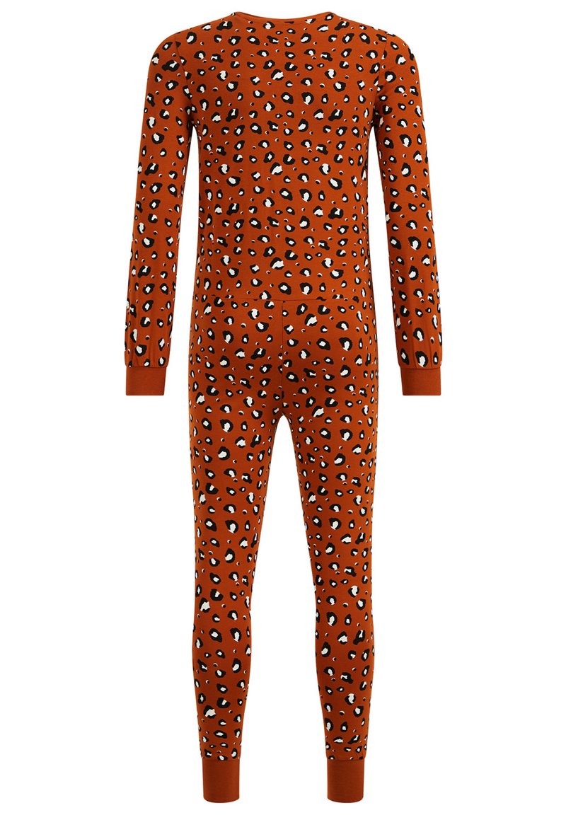 Kinder Jumpsuits & Playsuits | WE Fashion ONESIE MET DESSIN Jumpsuit brown/braun - AS87442 Kinder Jumpsuits & Playsuits | WE Fashion ONESIE MET DESSIN Jumpsuit brown/braun - AS87442