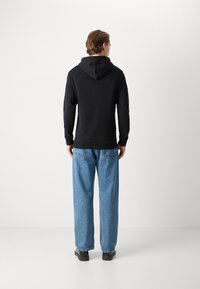 Les Deux LENS HOODIE - Jersey con capucha - black/white