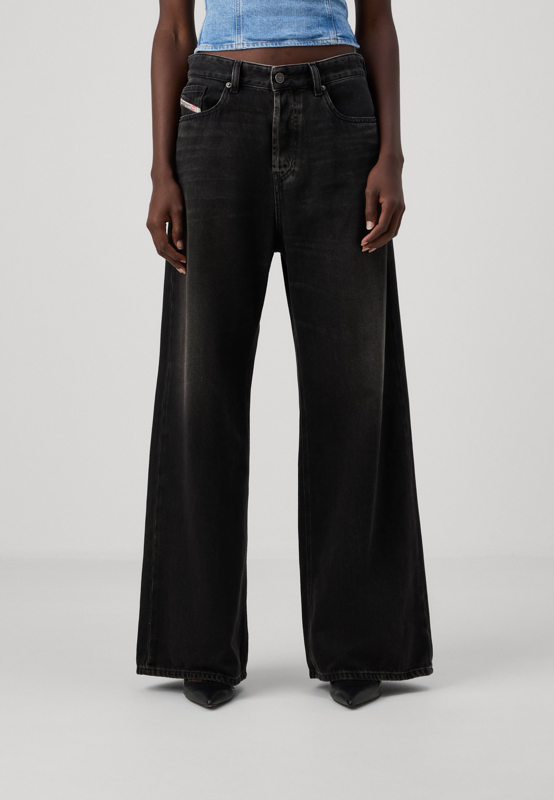 Diesel 1996 D-SIRE - Relaxed fit jeans - 02/black denim - Zalando 