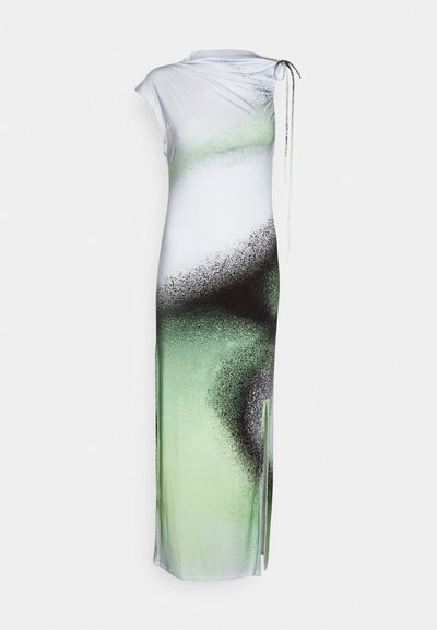 Elleme DRESS - Μάξι φόρεμα - light green/white
