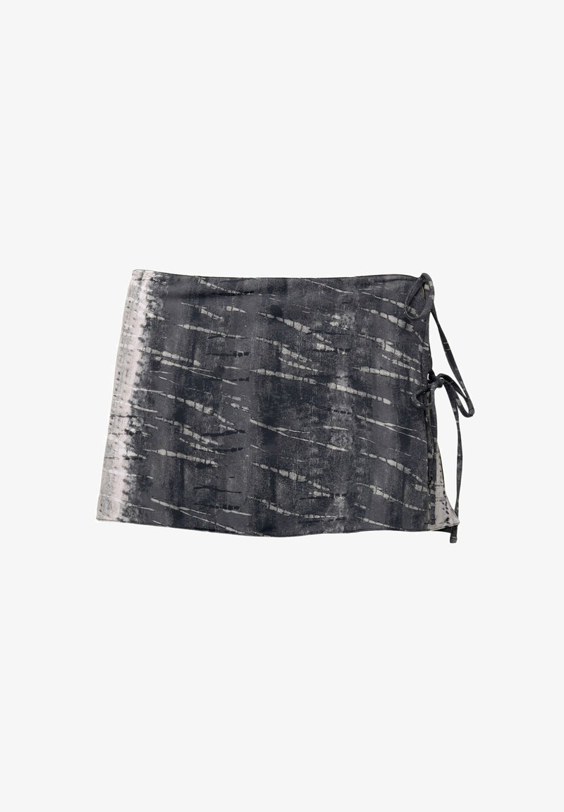 PULL&BEAR REVERSIBLE - Mini suknja - black