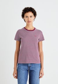 Levi's® THE PERFECT TEE - Lihtne T-särk - collegiate burgundy