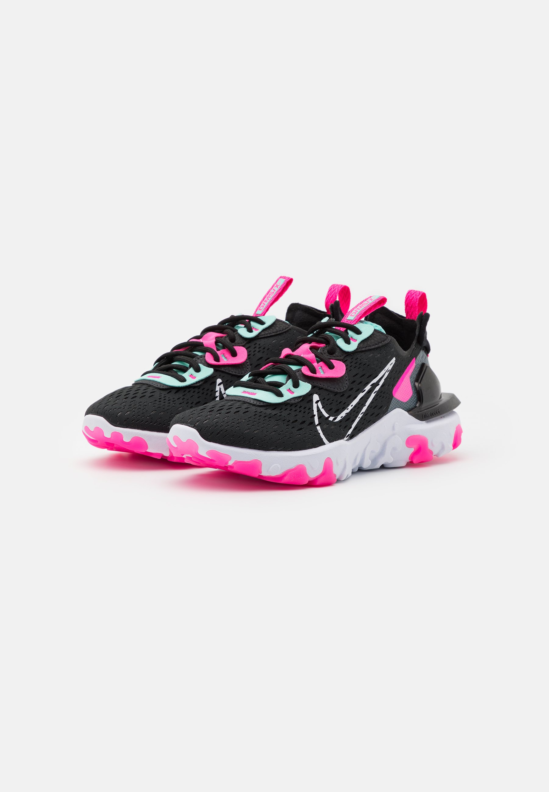 nike react pink grey white
