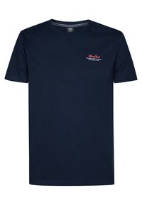 Petrol Industries - BACK PRINT LANTANA - Print T-shirt - navy blue Thumbnail Image 1