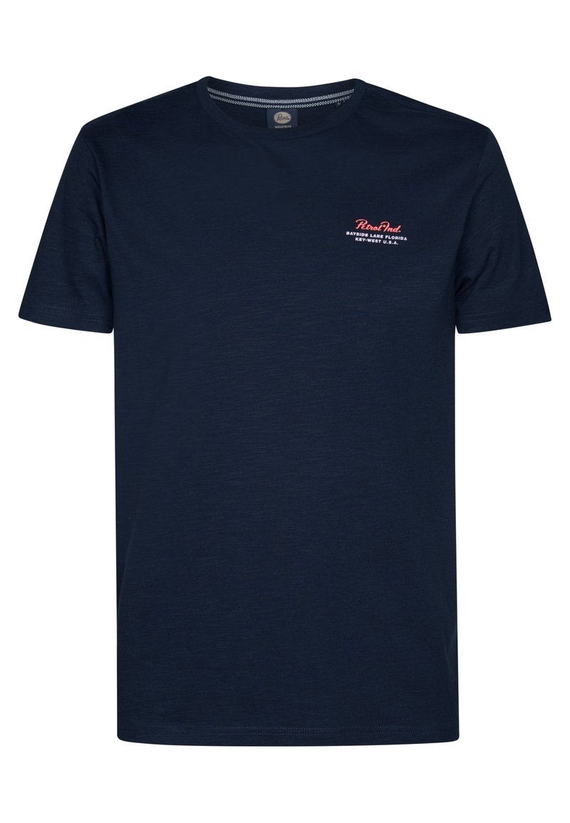 Petrol Industries - BACK PRINT LANTANA - Print T-shirt - navy blue, Enlarge