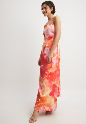 NA-KD TIE BACK DETAIL - Maxi-jurk - floral print