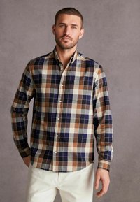 Next CHECK - Cămașă - natural navy