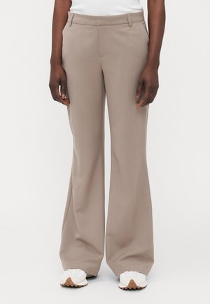 Gina Tricot Tall RELAXED TROUSERS - Pantalon classique - taupe