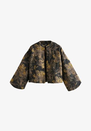 Next, BOMBER JACKET COVER-UP - Blazer - gold jacquard