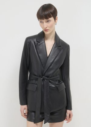 Calliope Kunstlederjacke - ultrablack