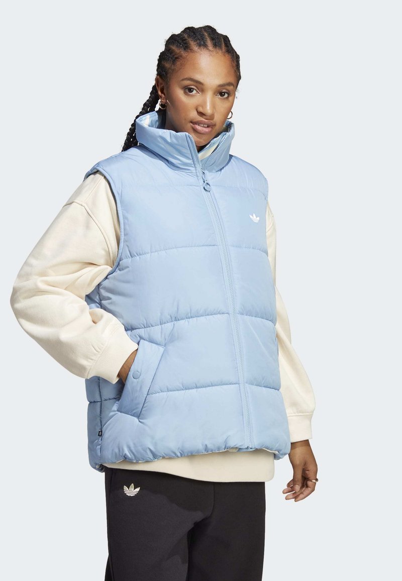 adidas Originals REVERSIBLE - Colete - ambient sky