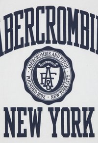 Abercrombie & Fitch IVY LEAGUE - T-shirts med print - bright white