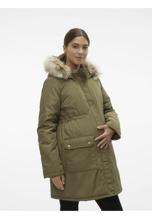 Winter coat - burnt olive