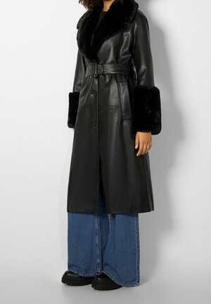 Bershka Cappotto invernale - black