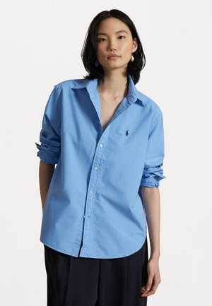 RELAXED FIT COTTON OXFORD SHIRT - Skjortebluse - bristol blue