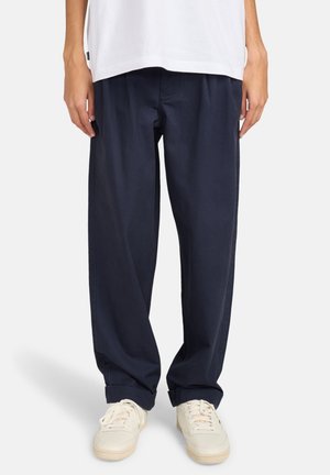 Element BIG PLEATED - Trousers - blue