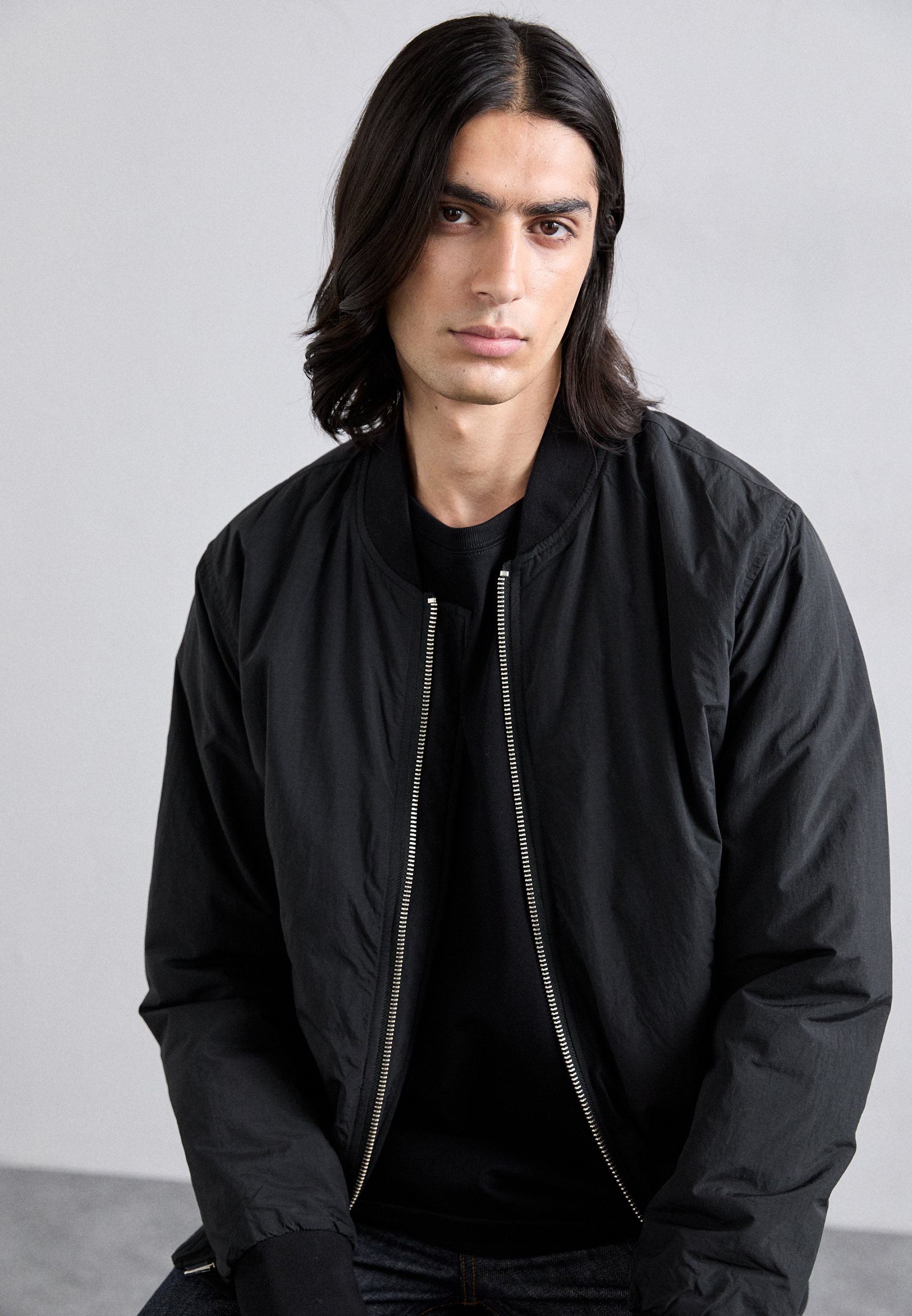 NN.07 DIXON - Bomber Jacket - black - Zalando.co.uk