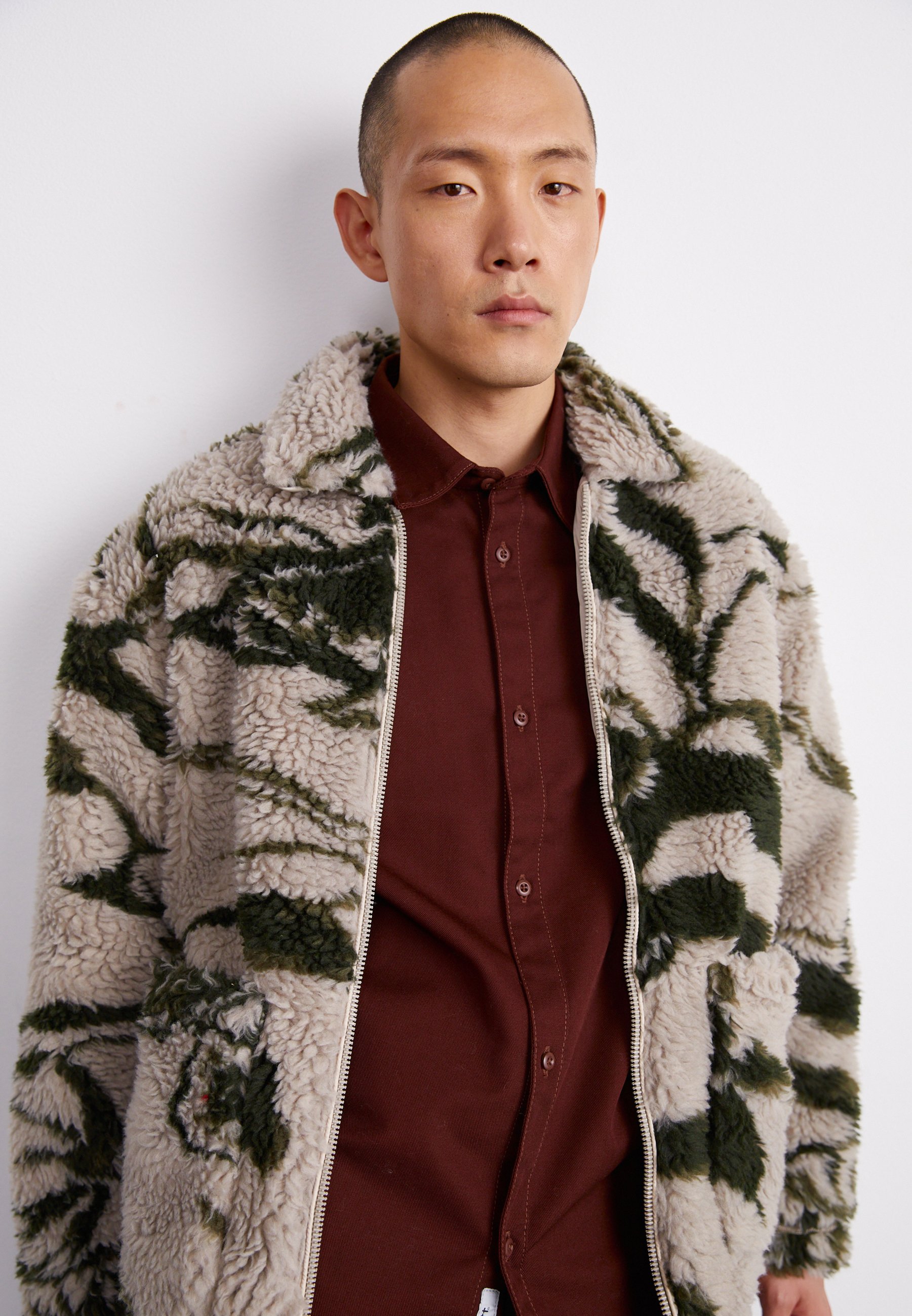 Obey Clothing MUSHROOM JACKET - Fleece jacket - silver grey/multi