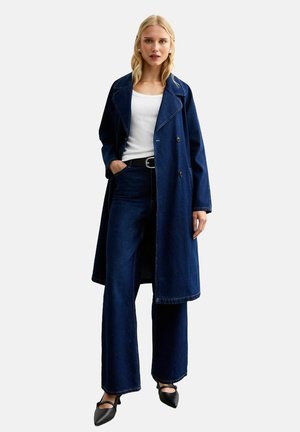 New Look Trenchcoat - blue pattern