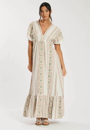 South Beach V NECK - Vestito lungo - taupe