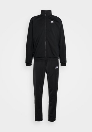 Nike Sportswear CLUB - Tracksuit - black/white)