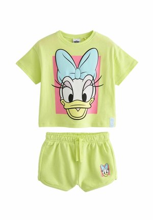 DISNEY DAISY DUCK  AND SET  - REGULAR FIT - Šorti - lime green