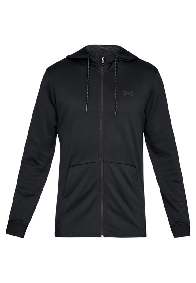 veste en sweat zippée - black