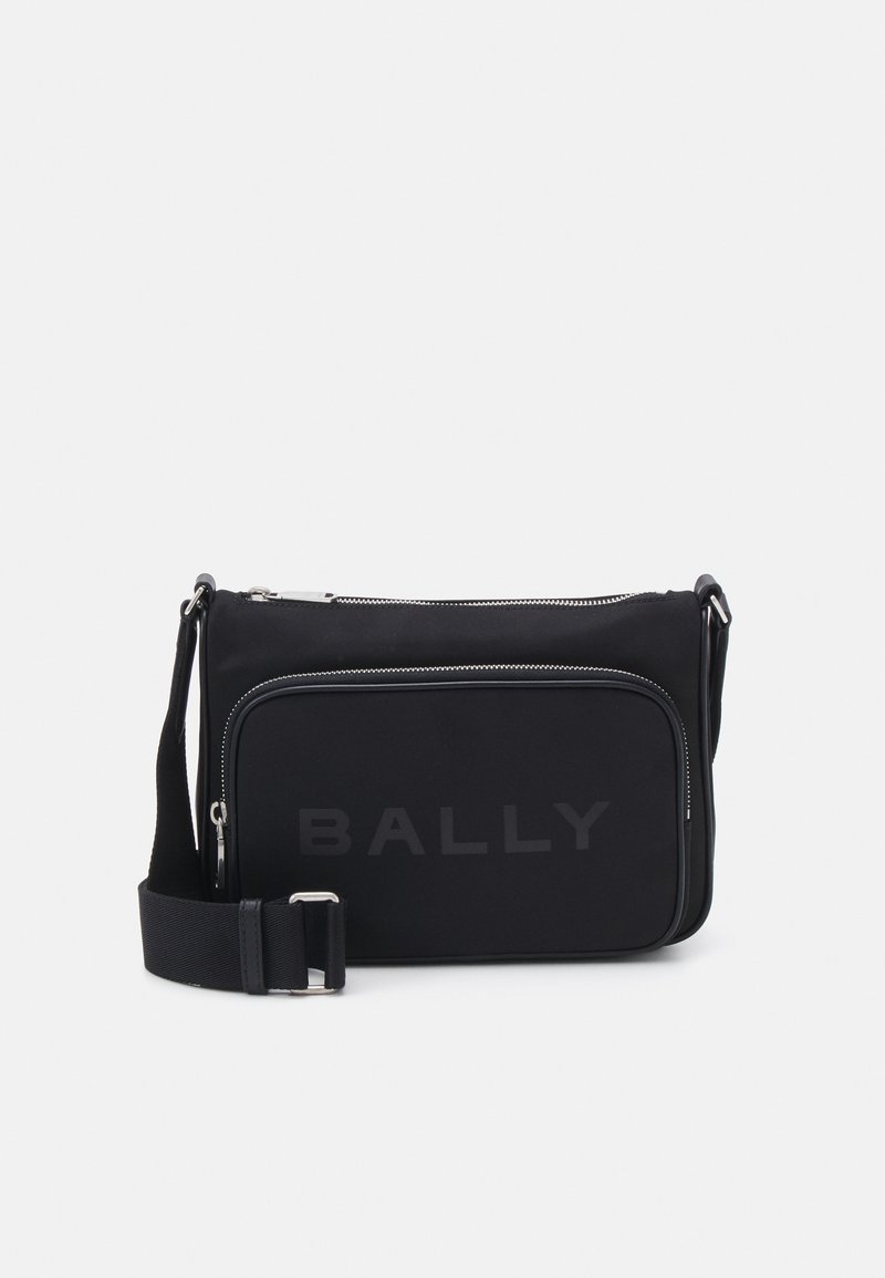 Bally BAR CROSSBODY - Axelremsväska - black/palladio