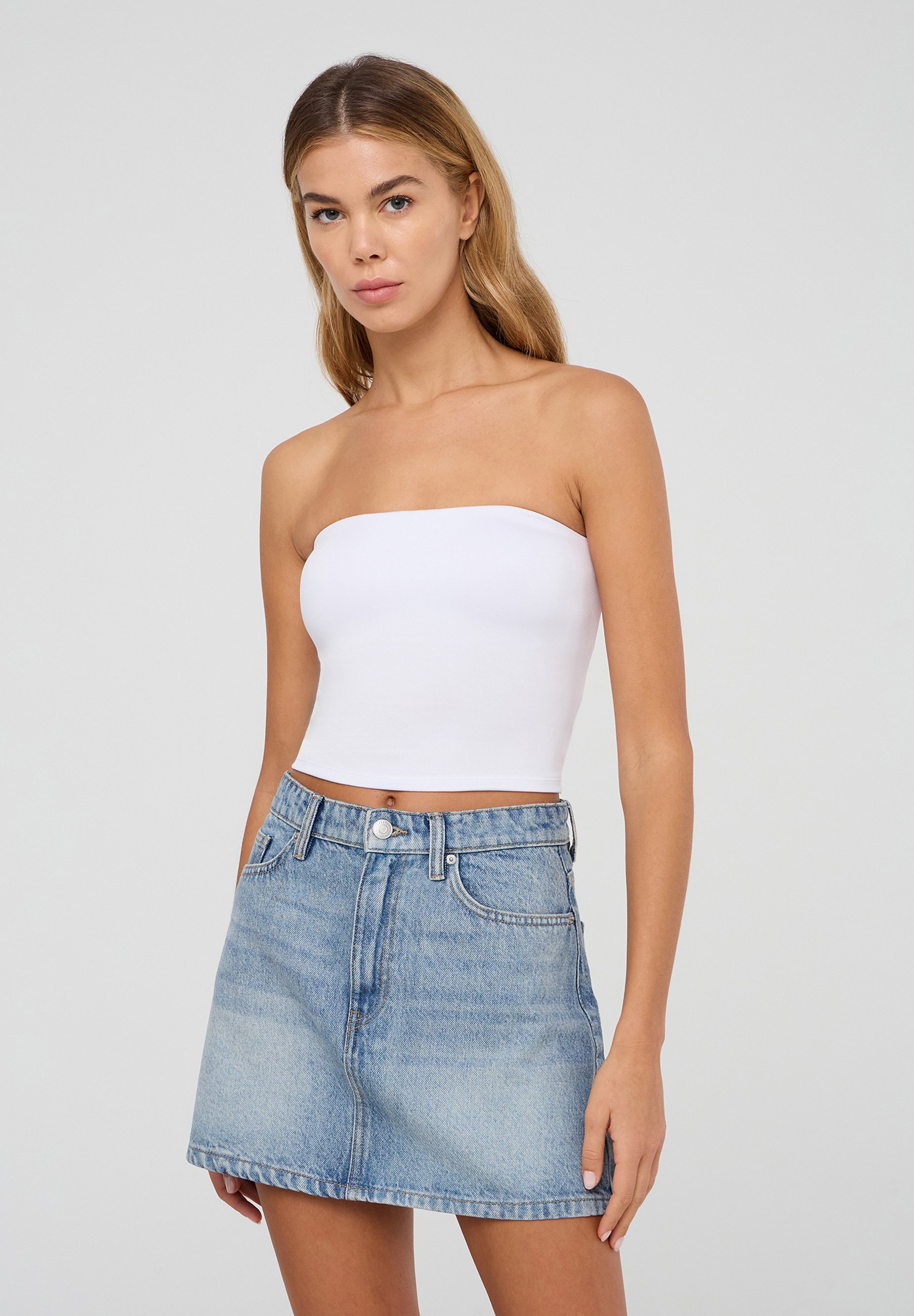 Terranova Top bianco ottico/avorio